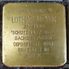 Stolperstein dedicated to Lothar Meyer