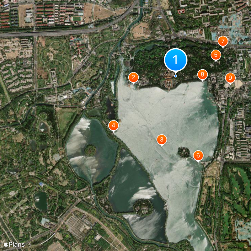 Palacio de Verano Mapa