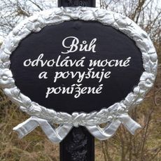 Kříž u staré silnice Chlustina - Žebrák