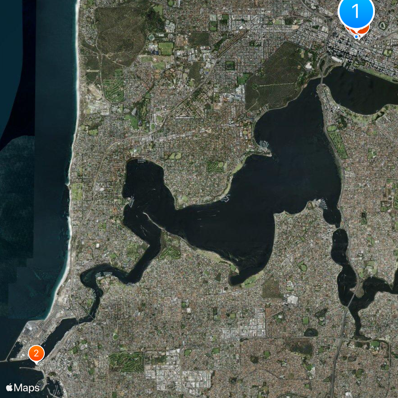 Perth Metropolitan Region Map