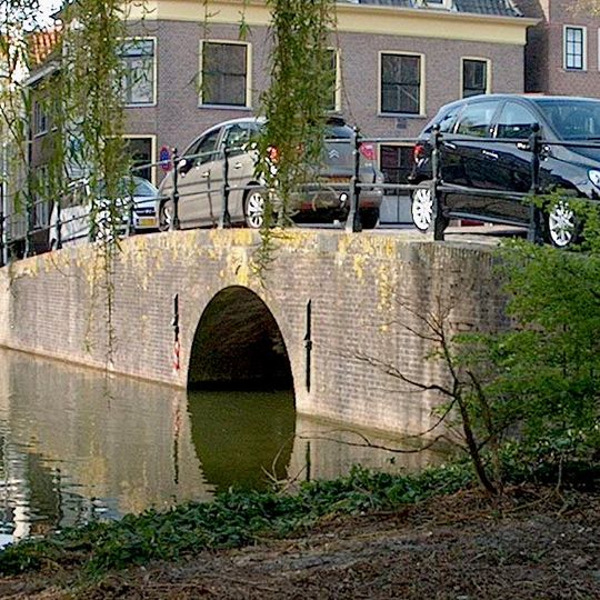 Gemetselde boogbrug over de Appelhaven 1783