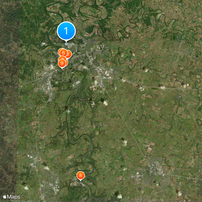 Buffalo Trace Distillery Map