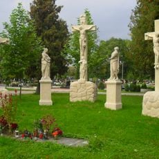 Golgota, súsošie veľkej Kalvári, kríž s korpusom I.