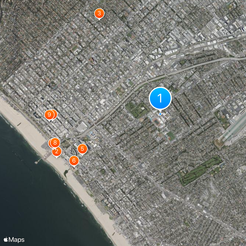 Santa Monica College Map
