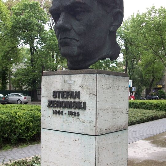 Bust of Żeromski in Warsaw
