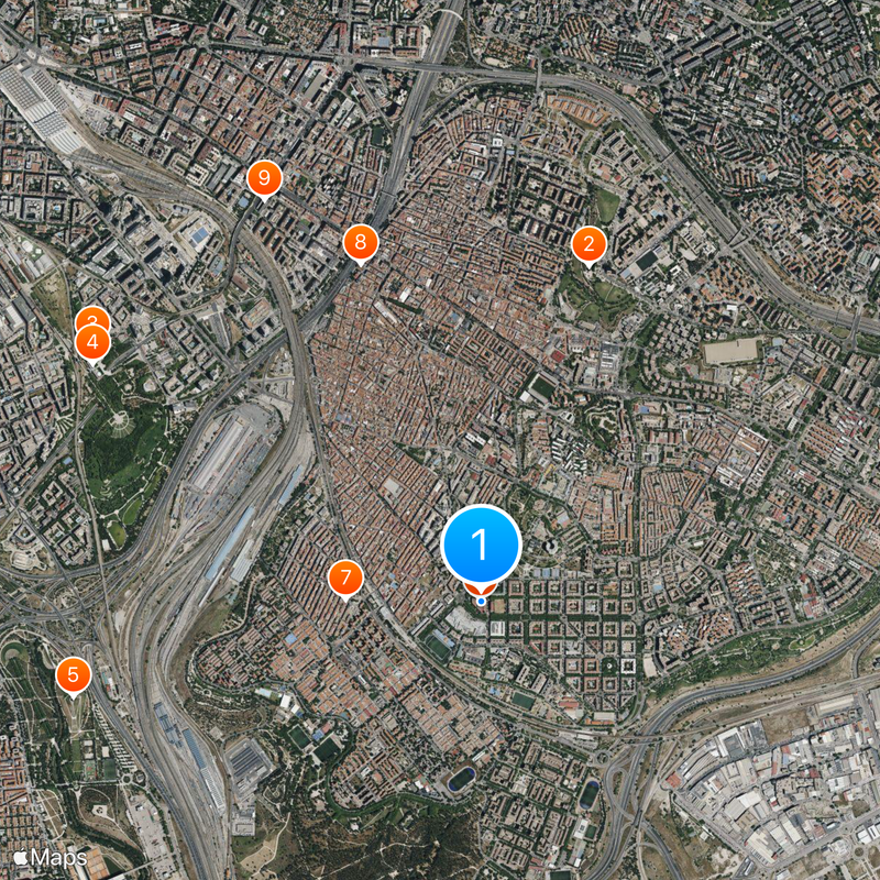 Assembly of Madrid Map