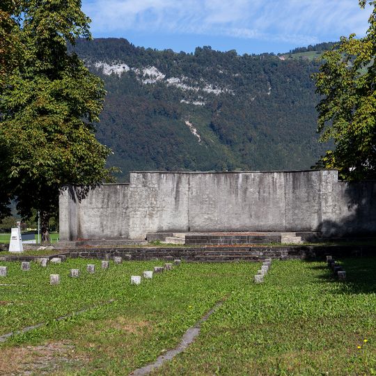 Wil, Landsgemeindeplatz mit kantonalem Zeughaus