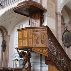 Pulpit of Abbey Church, Ebersmunster