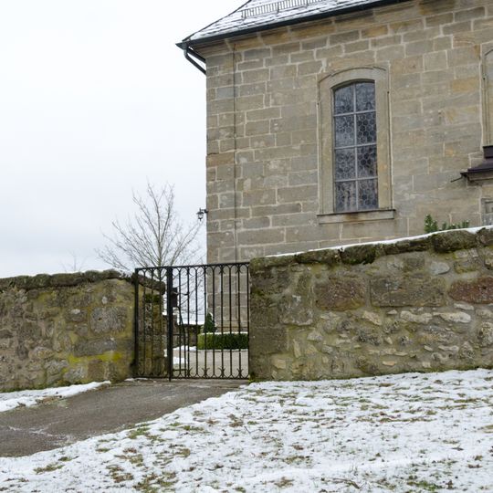 Friedhofsmauer Neudorf 37 in Weismain