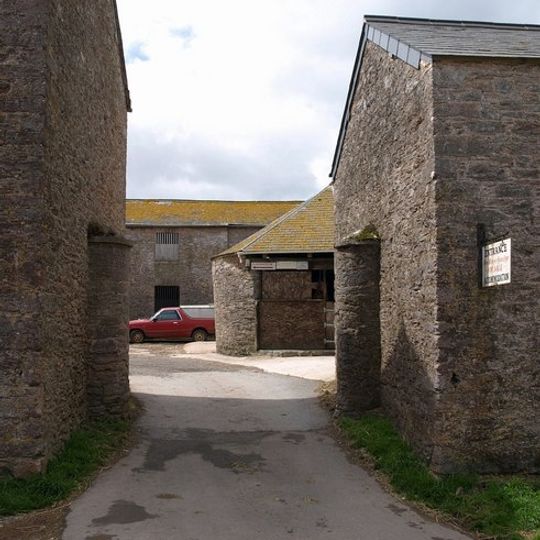 Cart Shed Immediately North East Of Elberry Farmhouse