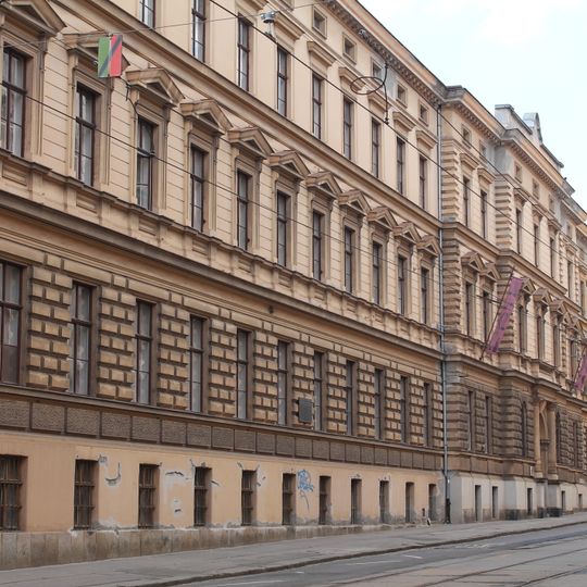 Campus in Údolní street and Úvoz street