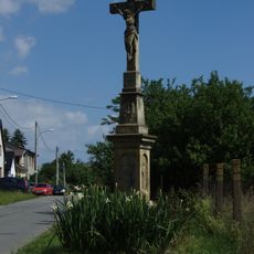 Kříž na okraji Podolí vedle silnice