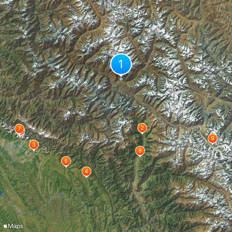 Kyelang Map