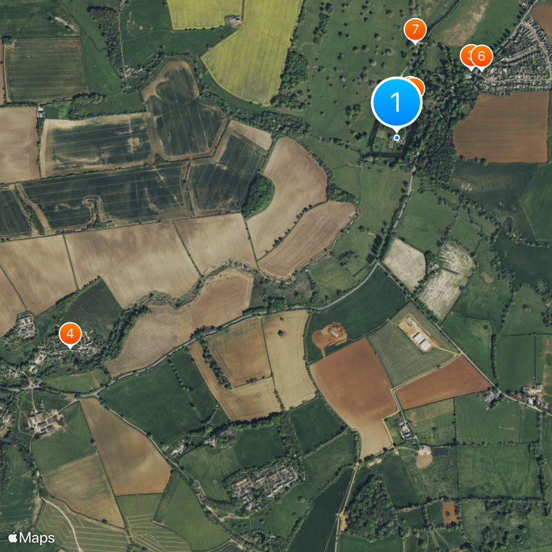 Broughton Castle Mappa