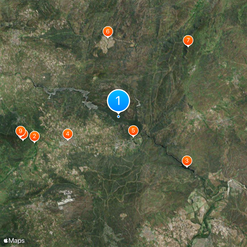San Juan Reservoir Map
