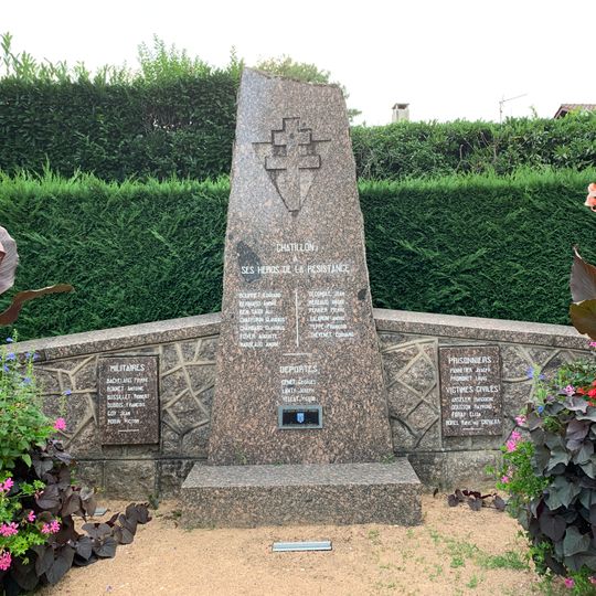 War memorial of Resistance of Châtillon-sur-Chalaronne