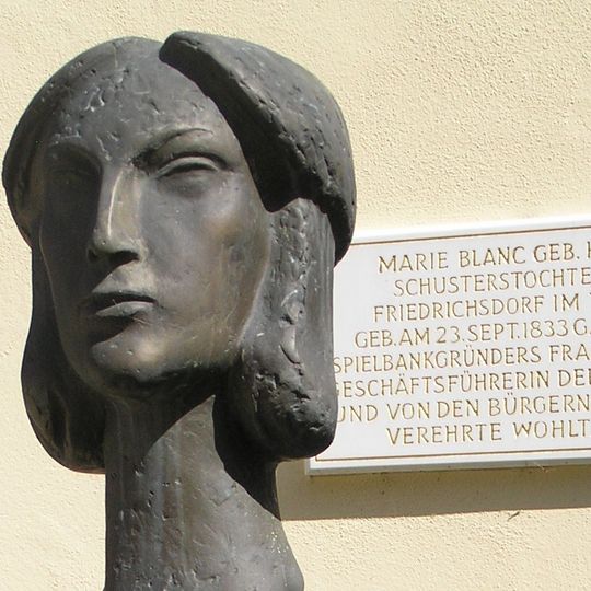 Kurpark, Gedenktafel Blanc