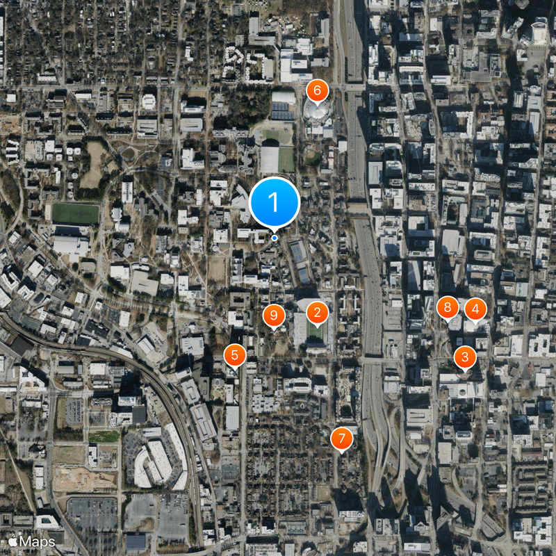 Georgia Tech Map