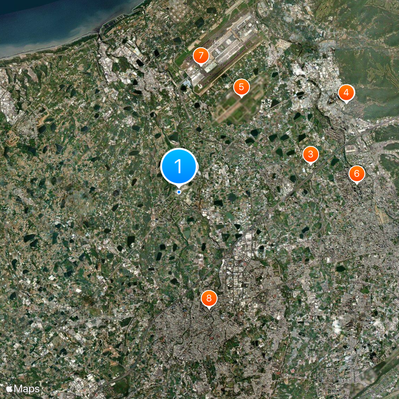Gloria Outlets Map