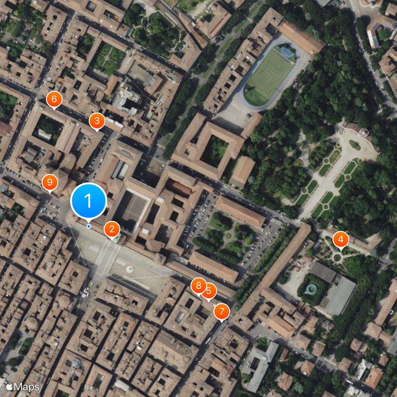 Military Academy of Modena Map