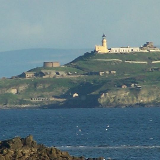 Inchkeith Island and fortifications