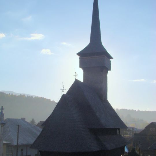 Archangels' wooden church in Borșa de Jos