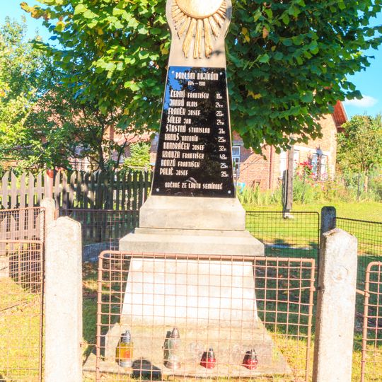 Pomník padlým v Semínově Lhotě