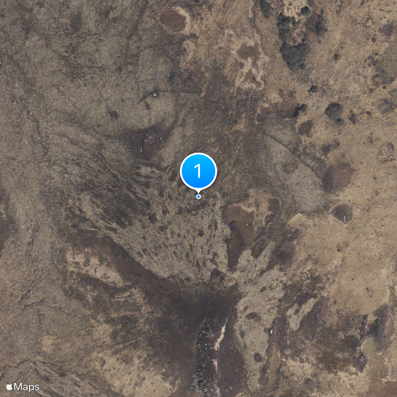 Gruinard Island Kaart