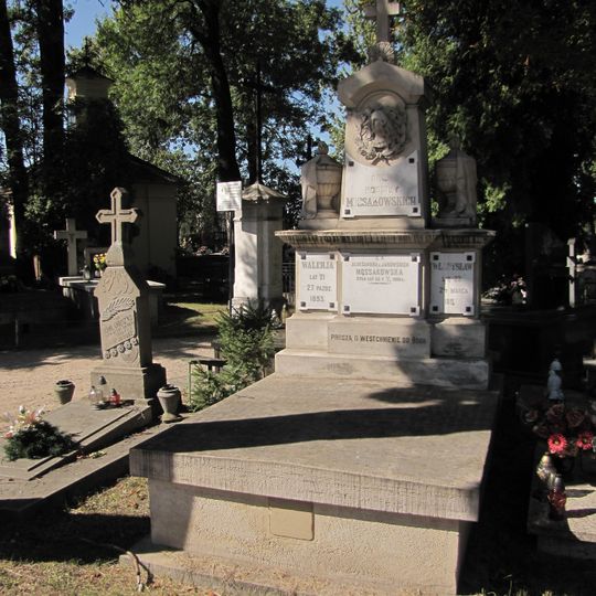 Cmentarz rzym.-kat. – najstarsza południowa część, kwatery I – XVII, z zespołem 99 nagrobków z XIX i XX w.