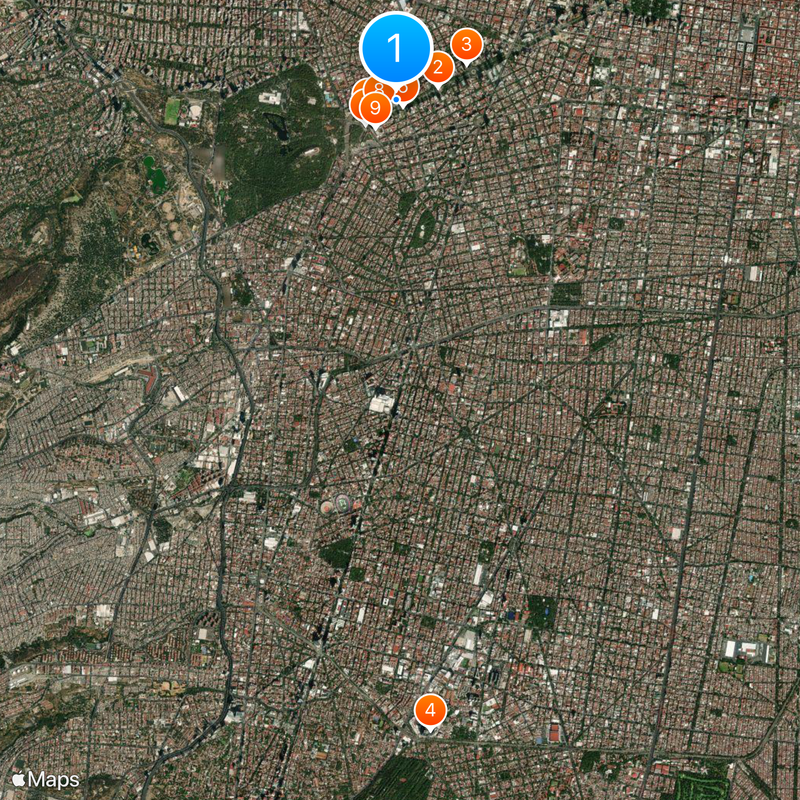 Diana Restaurant Map