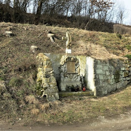 Kříž u domu 224 v Maškovicích