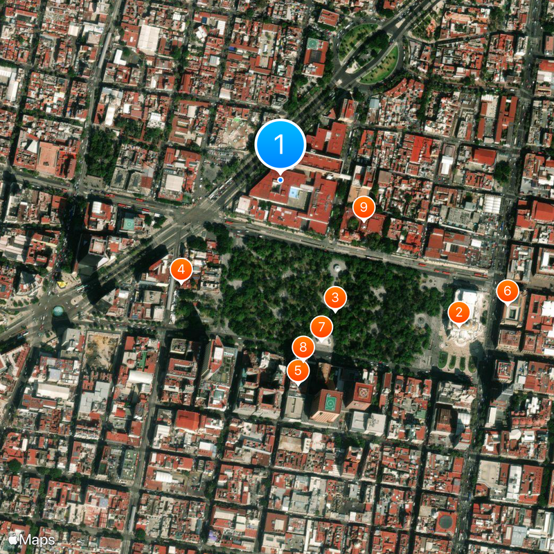 Servicio de Administración Tributaria Map