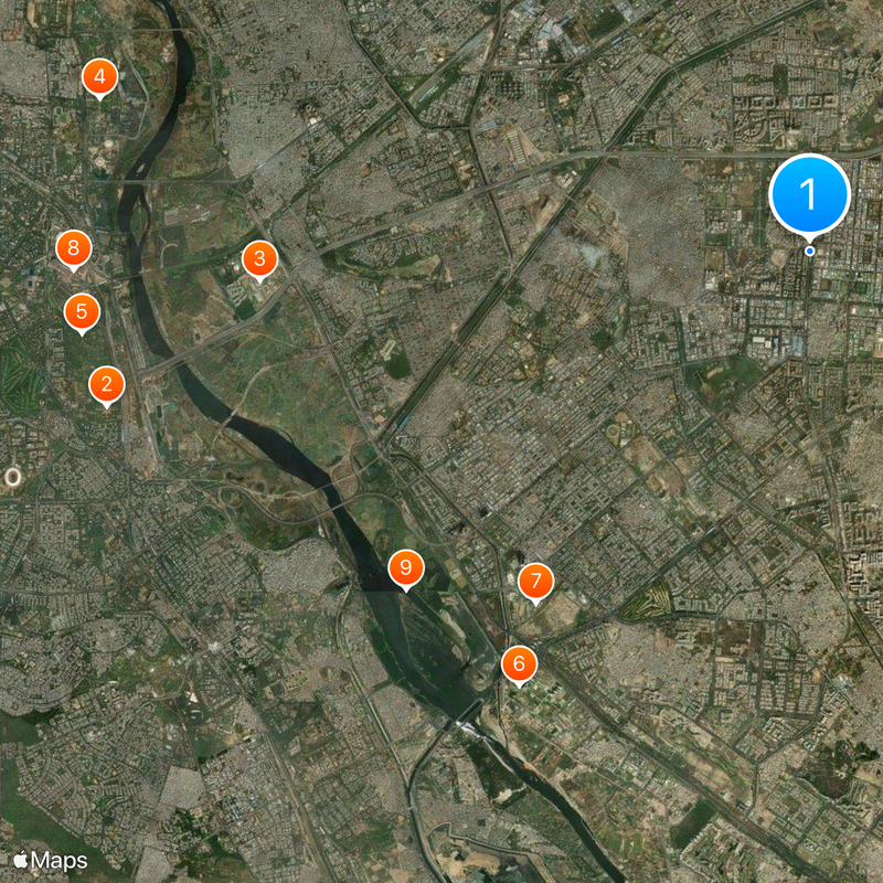 Noida Sector 62 metro station Map