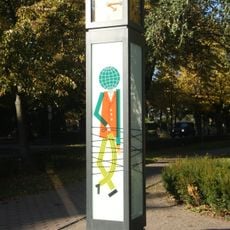 Hodinový sloup na Náměstí Hedviky Vilgusové