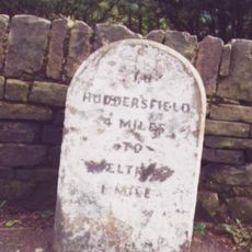 1 Mile Stone Between Healey House and Bent Ley Mills