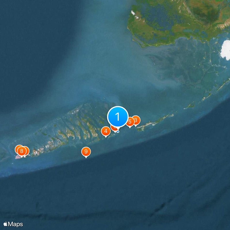Seven Mile Bridge Carte