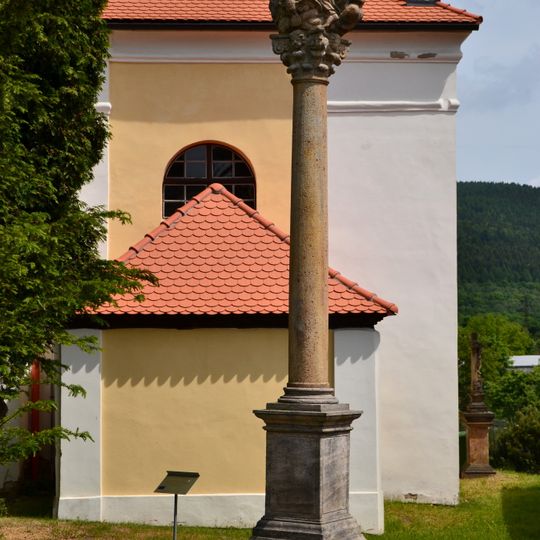 Sloup se sousoším Nejsvětější Trojice