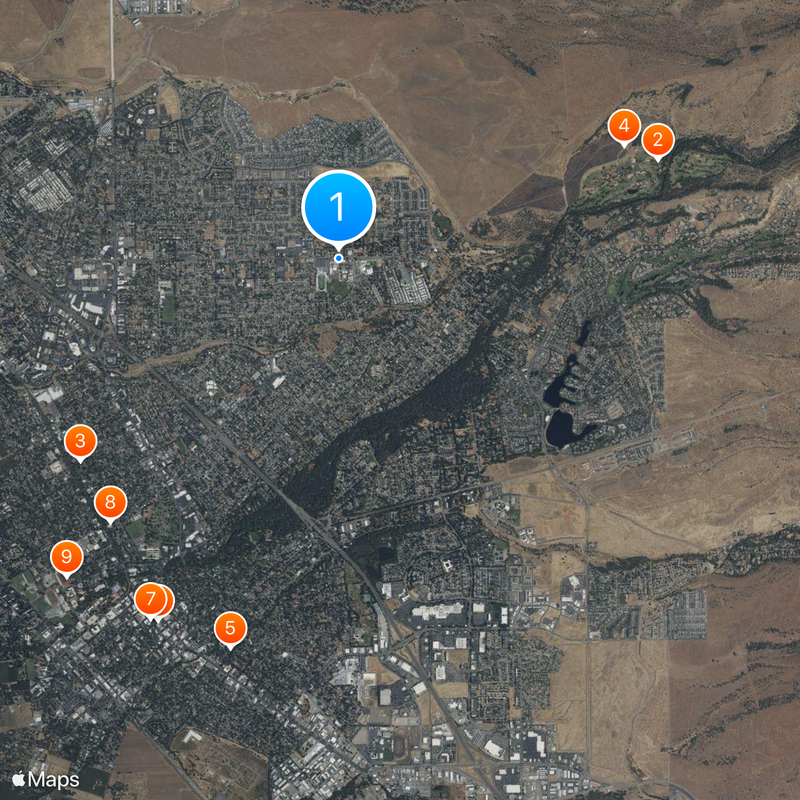 Pleasant Valley High School Map