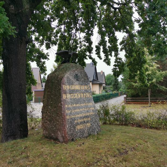 Gedenkstein an die Gründung des Deutschen Reiches