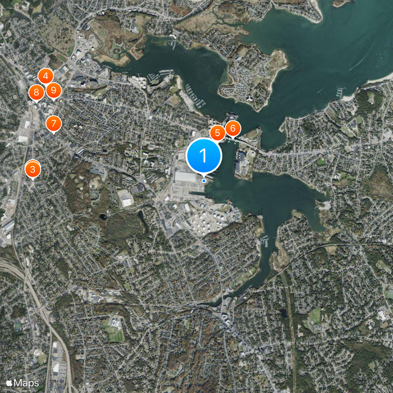 Fore River Shipyard Map