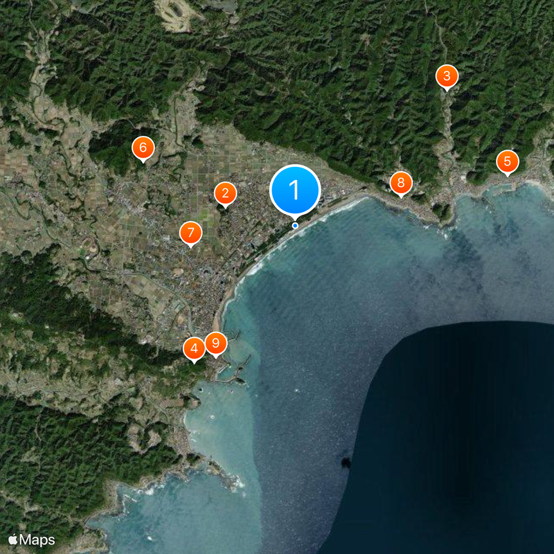 Kamogawa Sea World Kaart