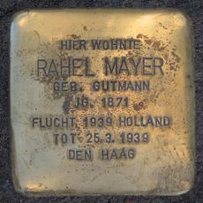 Stolperstein en memoria de Rahel Mayer