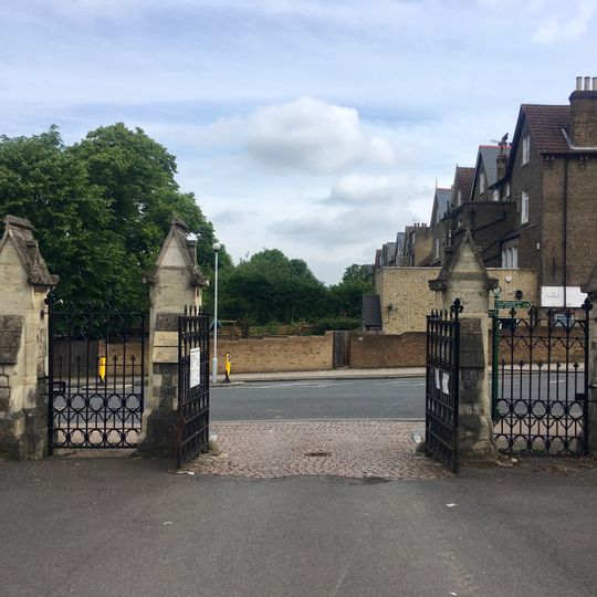 Gates, Piers And Railings To Camberwell Old Cemetery