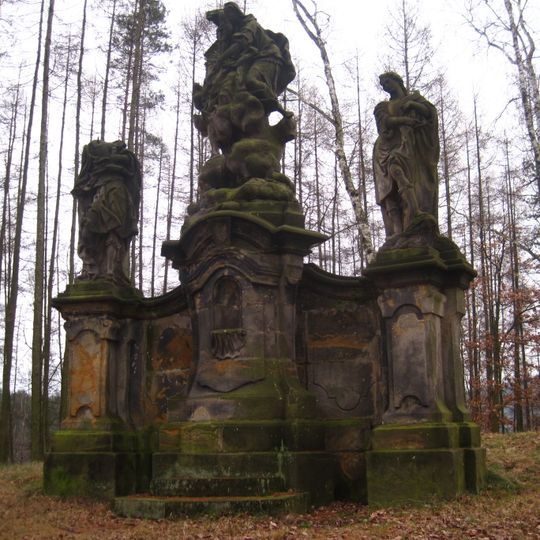 Statue of Faith with Saints John and Paul