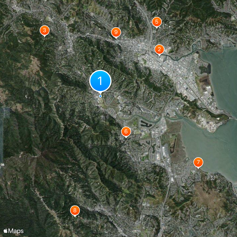 Kentfield Map
