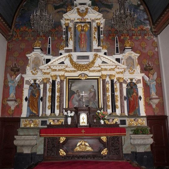 Retable du maître-autel de l'église Saint-Médard de Torcé