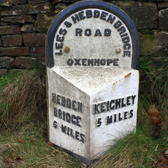 Milestone On West Corner Of Junction With Hill House Edge Lane