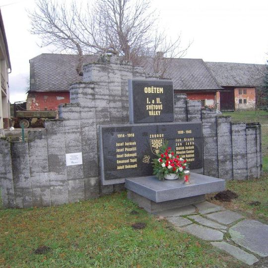 Pomník padlým ve Zborově na Moravě