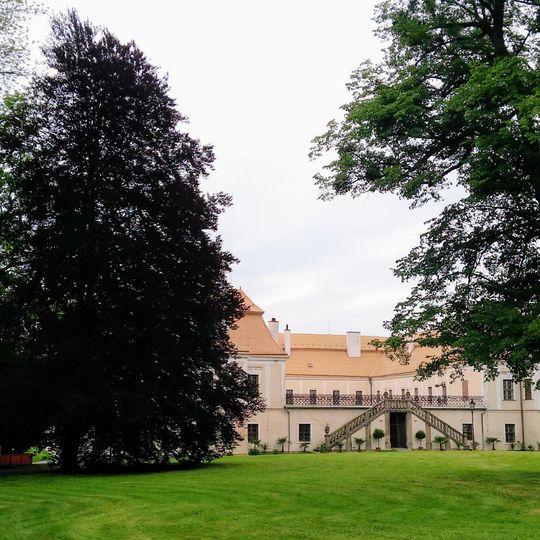 Tis v zámeckém parku