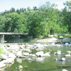 Most přes Vsetínskou Bečvu u Semetína